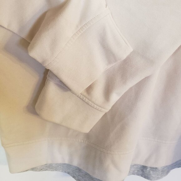 American Rag sweatshirt size XL cream long sleeve pocket front new - Picture 6 of 9